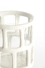 Hurricane 18,5x34,5 cm ALIMOS white+glass