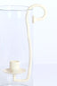Hurricane 17x13x28,5 cm DOLEGA glass clear+cream