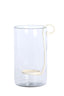 Hurricane 23x18x33 cm DOLEGA glass clear+cream