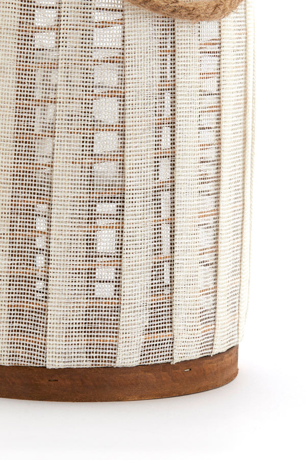 Hurricane 21x35 cm YLINA linen natural+wood natural