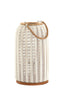 Hurricane 26x47 cm YLINA linen natural+wood natural