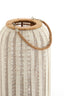Hurricane 26x47 cm YLINA linen natural+wood natural