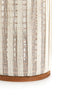 Hurricane 26x47 cm YLINA linen natural+wood natural