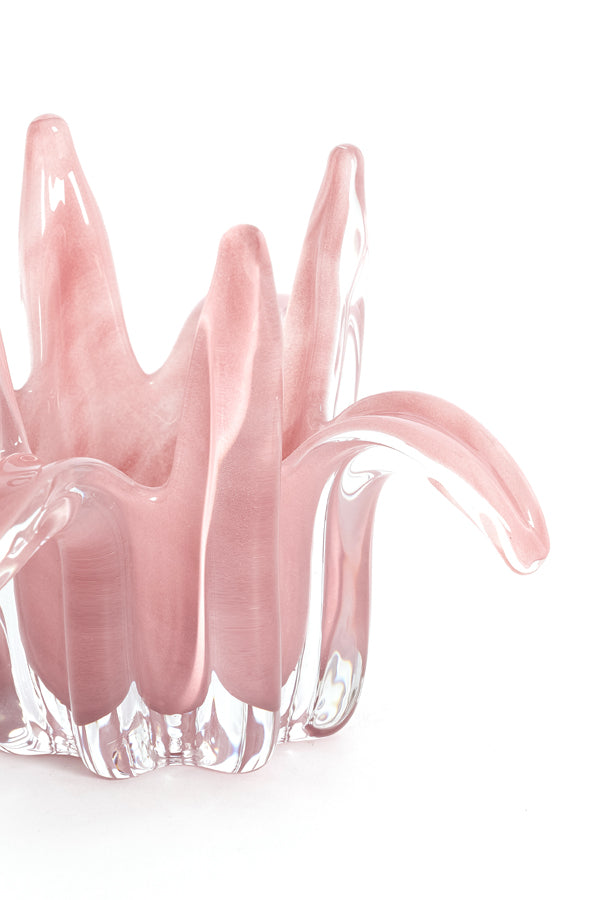 Hurricane 18x15 cm SENAI glass old pink