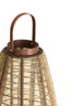 Hurricane 36x55,5 cm LINOA linen brown+wood dark brown