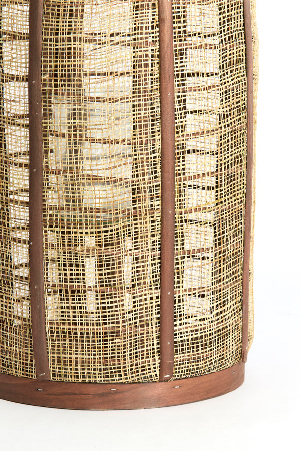 Hurricane 23x40 cm SEREIN linen brown+wood dark brown