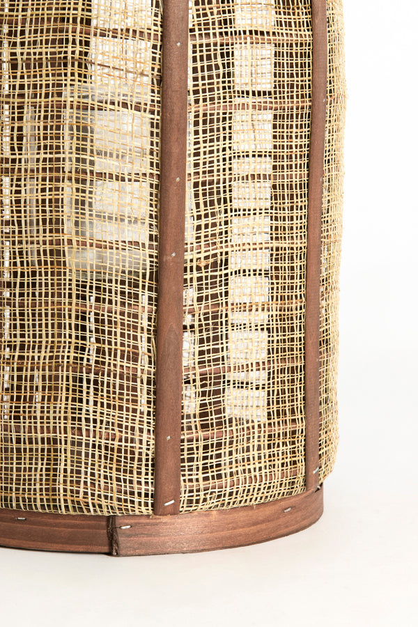 Hurricane 21x34,5 cm SEREIN linen brown+wood dark brown