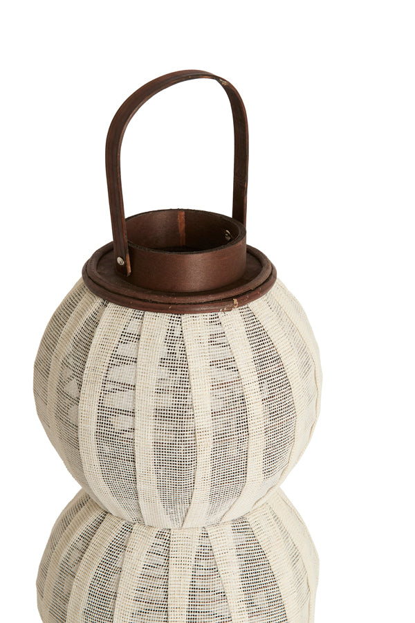 Hurricane 23x48 cm ARBORE linen brown+wood dark brown