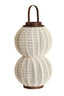 Hurricane 31x64 cm ARBORE linen brown+wood dark brown