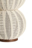 Hurricane 31x64 cm ARBORE linen brown+wood dark brown