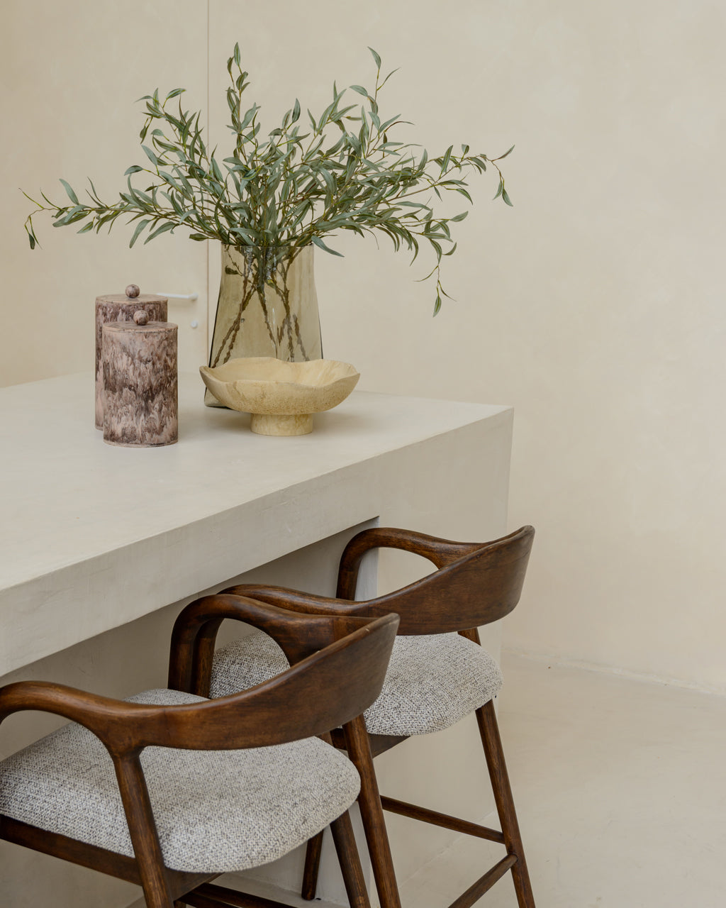 Vase Elara smoke small