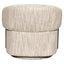 Lounge chair Marina natural softweave swivel fire retardant 