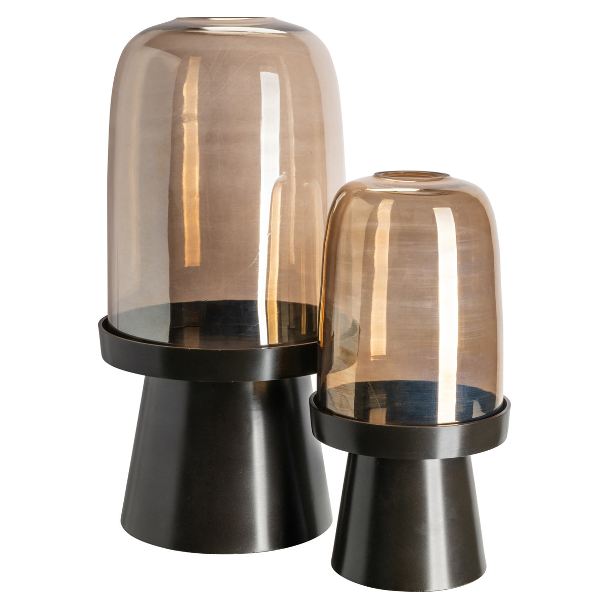 Hurricane light Meave walnut large