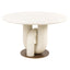 Dining table Winslow white 135Ø