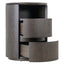 Nightstand Nando brown 2-drawers