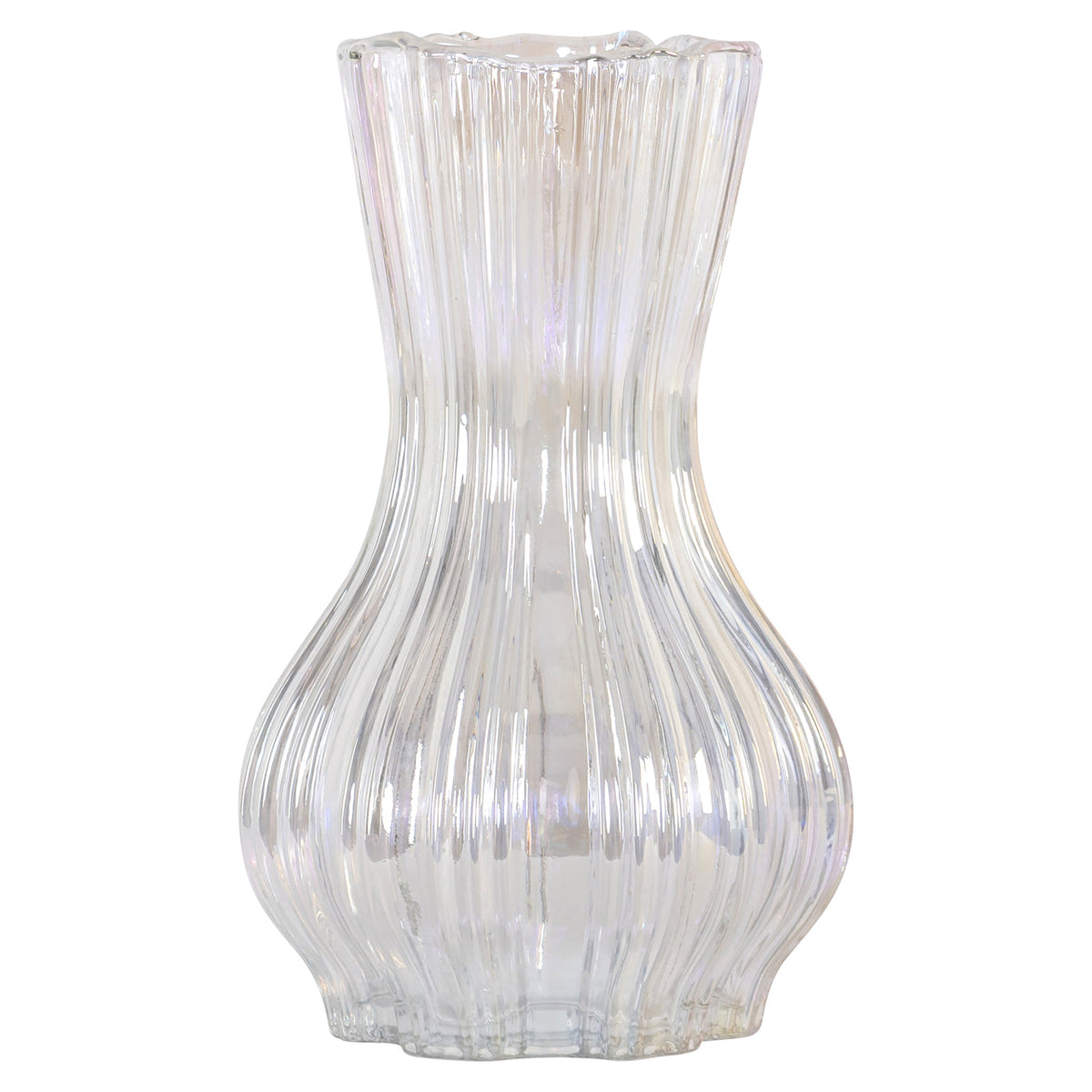 Vase Cracy iridescent small