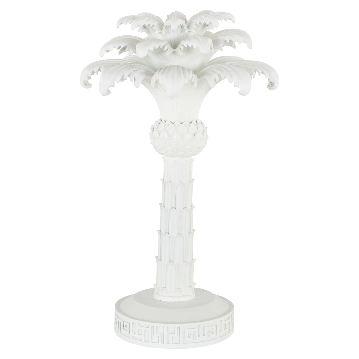 Candle holder Palma white small