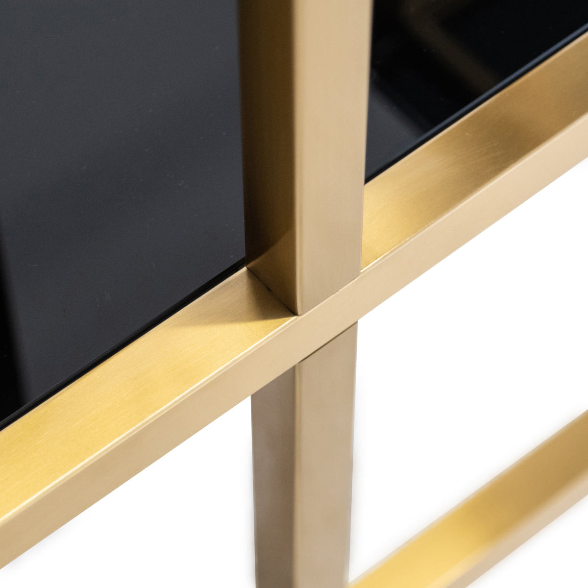 Display cabinet Magnus brushed gold