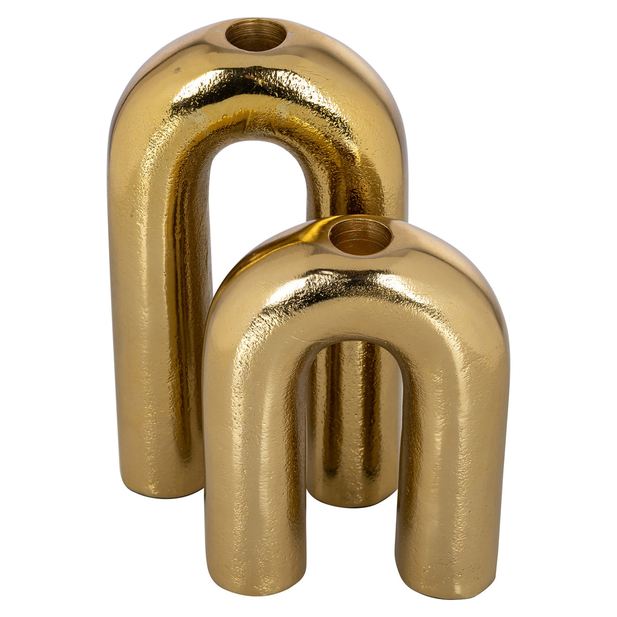 Candle holder Rowin gold small