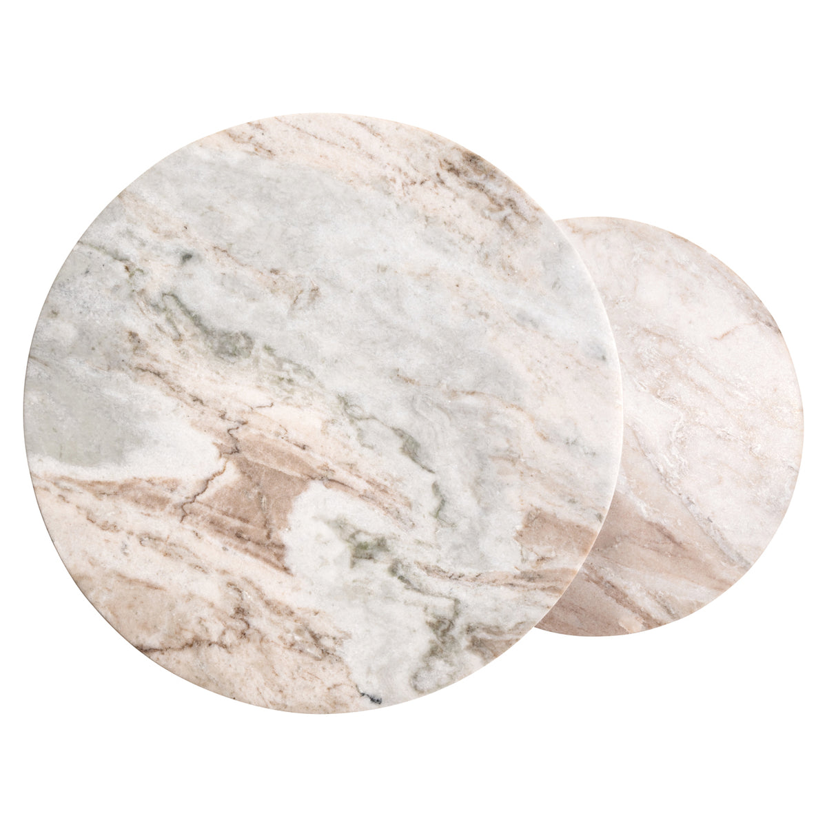 End table Bottega Blush beige (Set of 2)