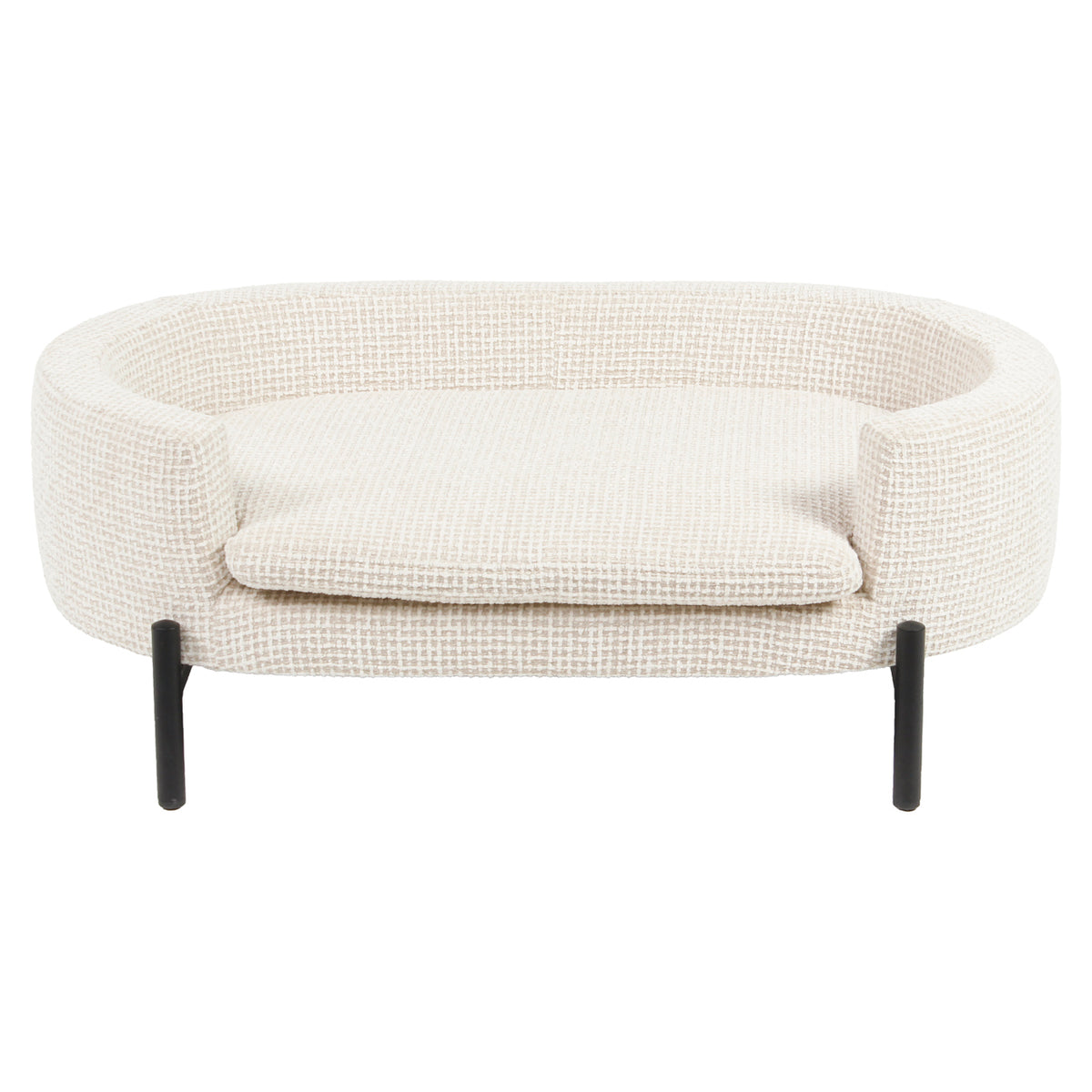 Pet bed Dolly beige blockweave
