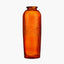 Orange Recycled Glass Ribbed Vase Tall