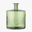 Forest Green Recycled Glass Bottle Vase