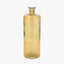 Amber Recycled Glass Bottle Vase Tall