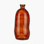Pecan Brown Organic Shaped Recycled Glass Tall Vase