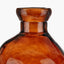 Pecan Brown Organic Shaped Recycled Glass Tall Vase