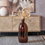 Pecan Brown Organic Shaped Recycled Glass Tall Vase