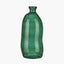 Sea Green Organic Shaped Recycled Glass Tall Vase