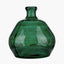 Sea Green Organic Shaped Recycled Glass Vase