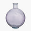 Lilac Round Recycled Glass Vase