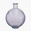 Lilac Round Recycled Glass Vase