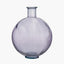 Lilac Round Recycled Glass Vase