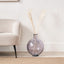 Lilac Round Recycled Glass Vase