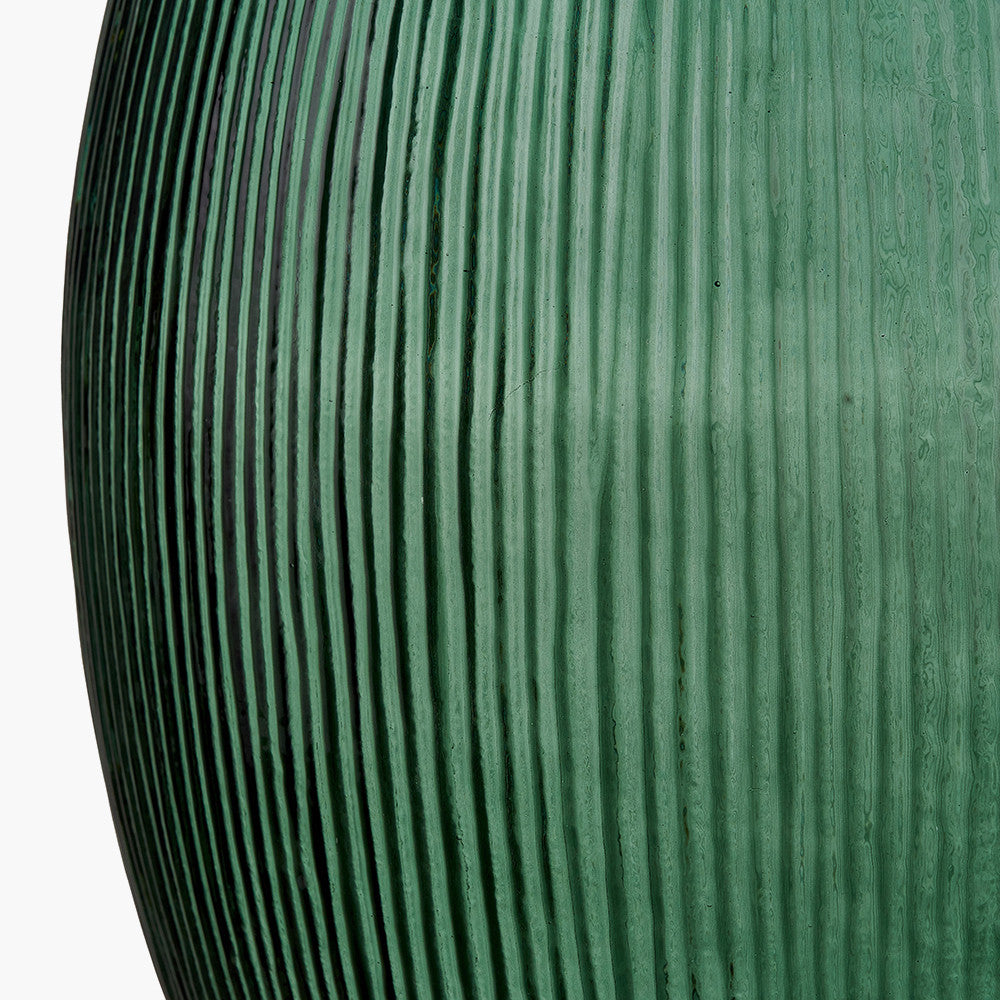 Sea Green Tall Recycled Glass Vase