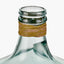 Clear Recycled Medium Bottle Vase With A Raffia Wrapped Neck