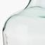 Clear Recycled Medium Bottle Vase With A Raffia Wrapped Neck
