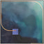 Aqua Wash Framed Canvas