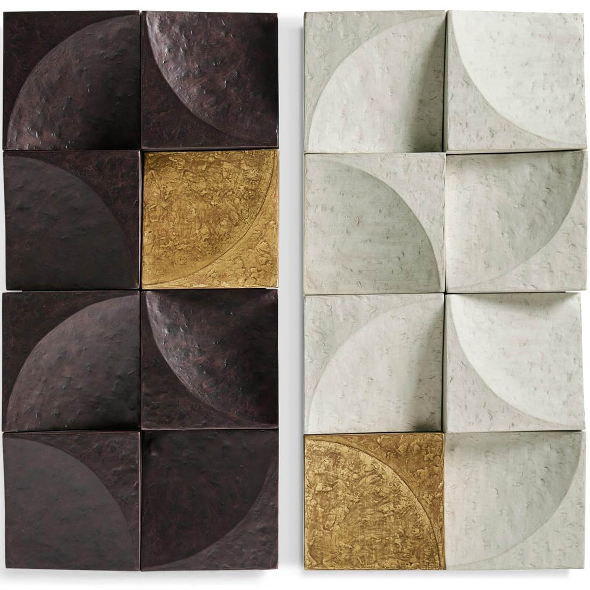 Impasto Blocks Wall Object - Set of 2