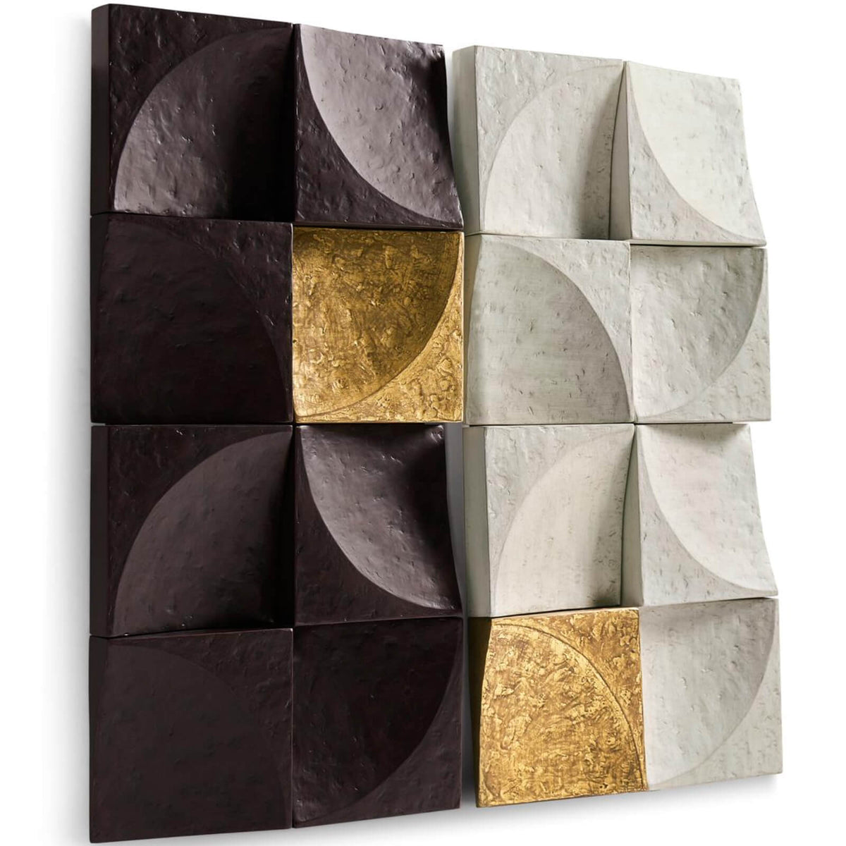 Impasto Blocks Wall Object - Set of 2