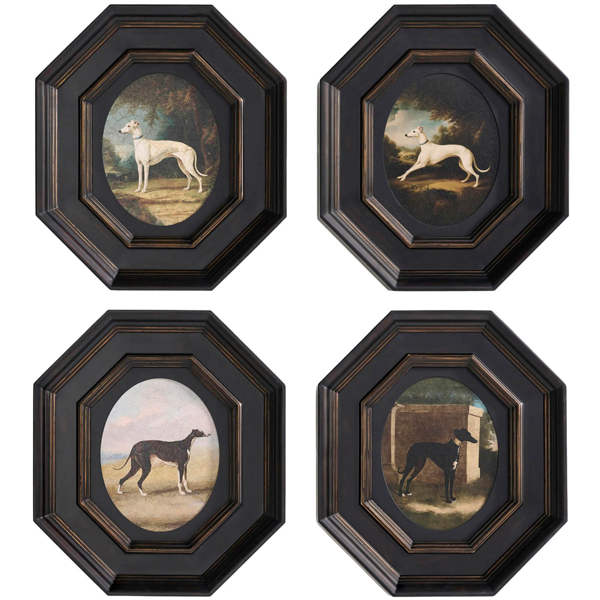 Noble Companions No. 1 Framed Art - Set of 4