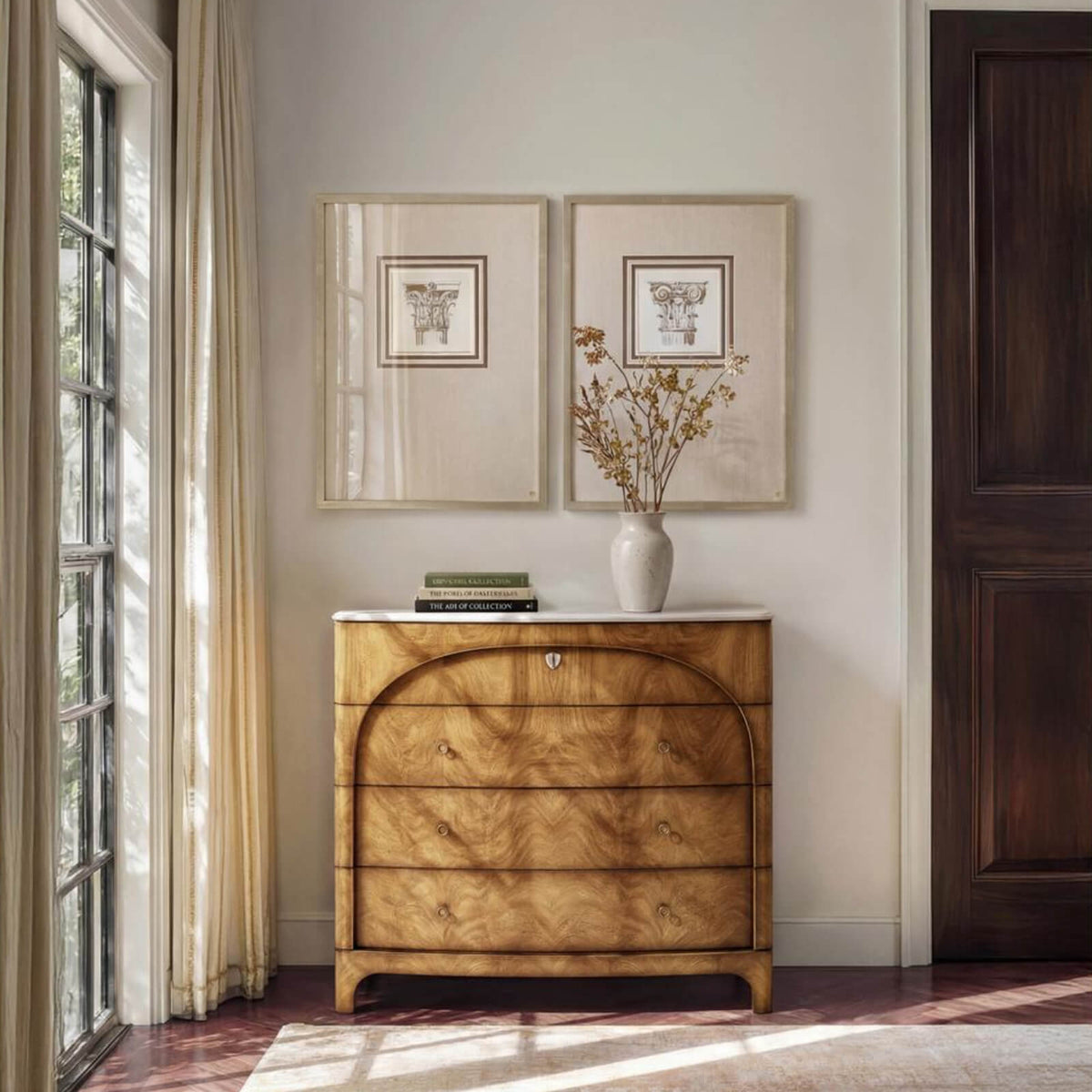 Corinthian Light Framed Prints - Set of 4