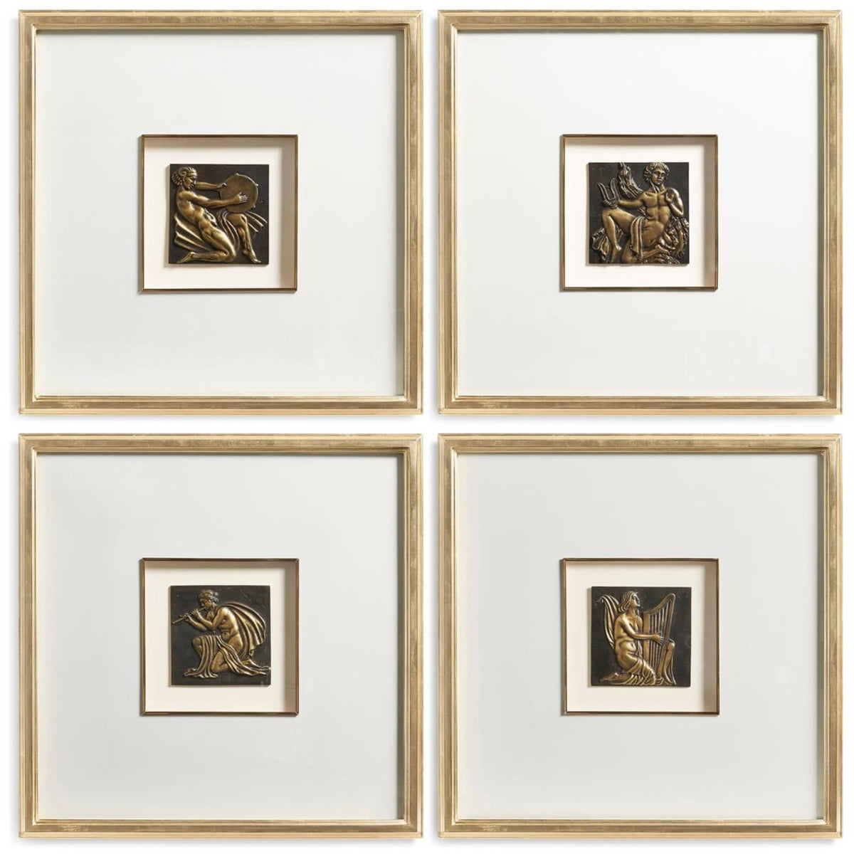 The Music of Bronze Shadow Boxes – Set of 4