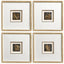 The Music of Bronze Shadow Boxes – Set of 4