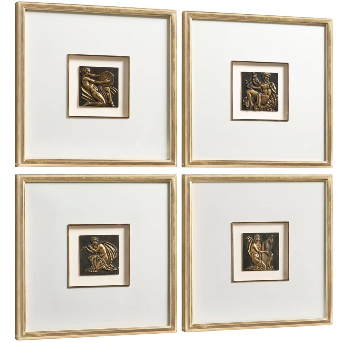 The Music of Bronze Shadow Boxes – Set of 4