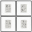 Botanica: The Art of Knowledge Framed Prints - Set of 4