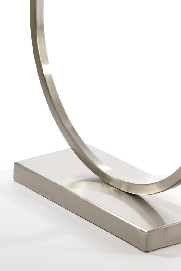 Lamp base 40x13x52 cm LIVA nickel satin